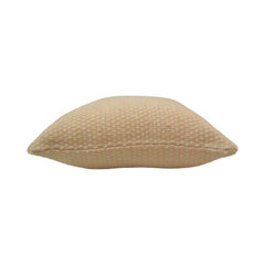 Handmade Textured Cotton Cushion Cover 45x45 cm | Neutral Beige Decorative Throw Pillow Cover | Modern Minimalist Home Décor