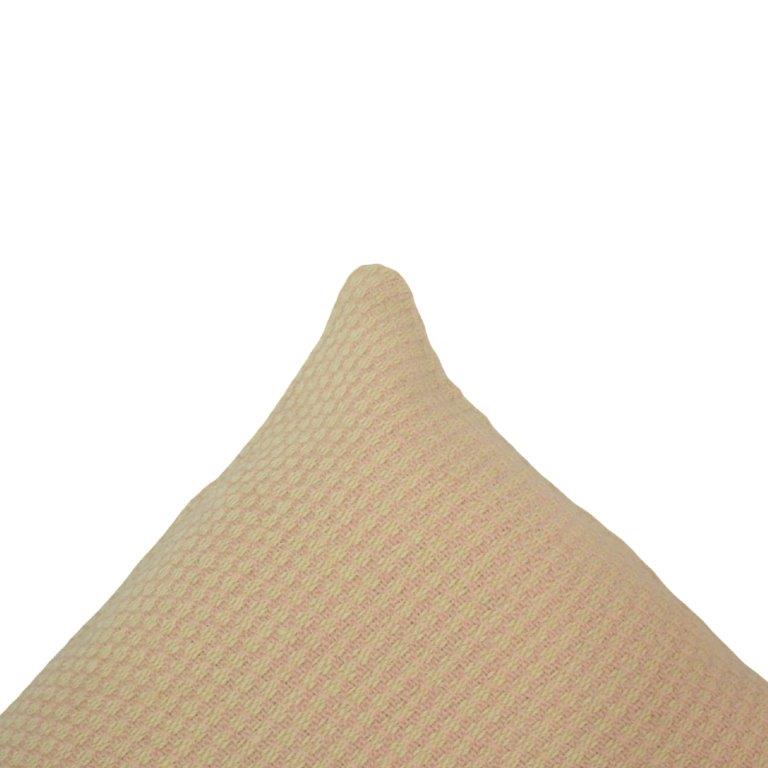 Handmade Textured Cotton Cushion Cover 45x45 cm | Neutral Beige Decorative Throw Pillow Cover | Modern Minimalist Home Décor - Bulk manufacturer & supplier from Panipat, India