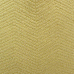 Thread Embroidered Cotton Cushion Cover – Soft Yellow Chevron Texture | 45x45 cm Decorative Pillow Cover