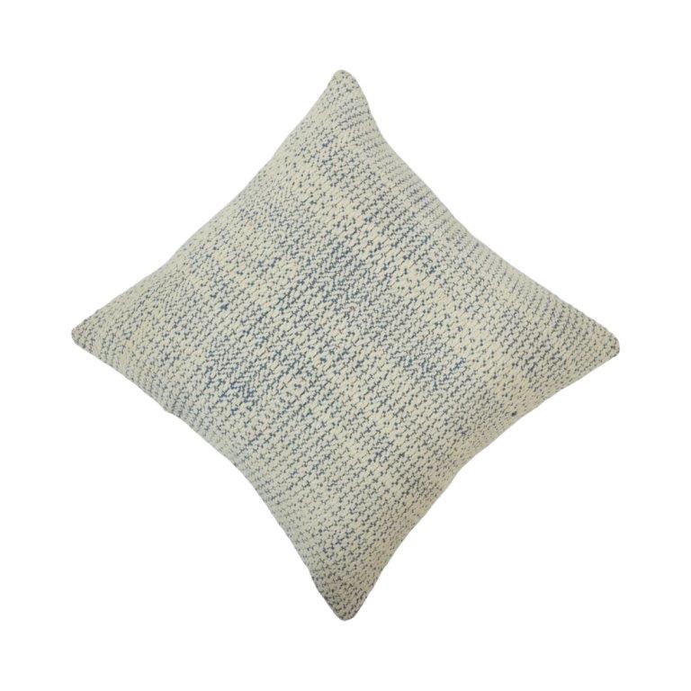 Handmade Cotton Textured Cushion Cover 45x45 cm – Woven Designer Throw Pillow