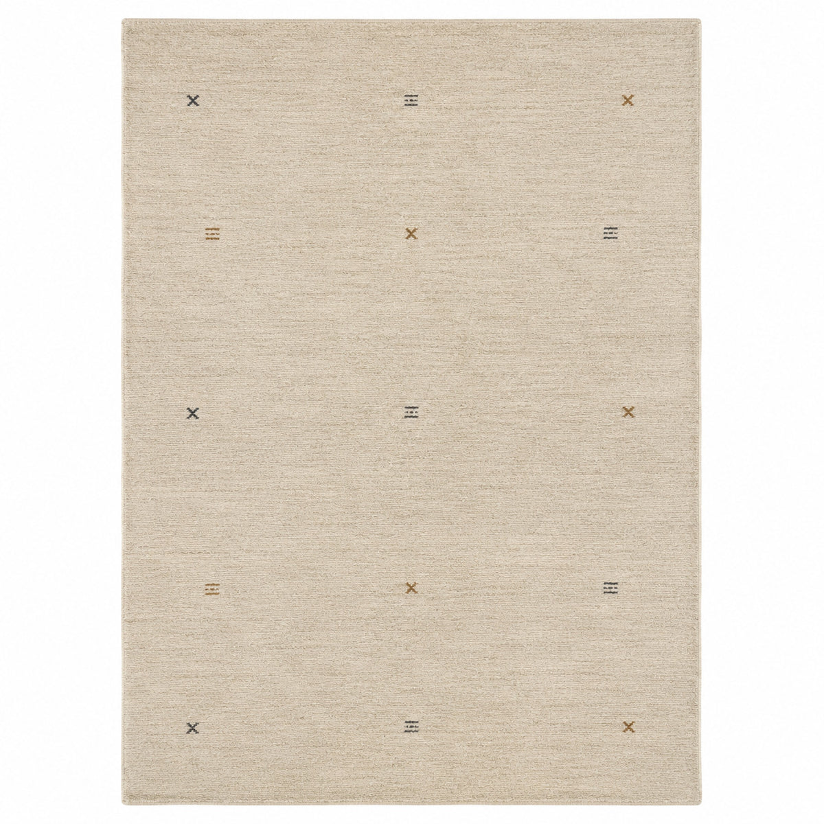 Minimalist Beige Geometric Rug – 160 x 230 cm | Modern Abstract Area Rug
