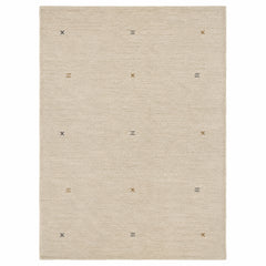 Minimalist Beige Geometric Rug – 160 x 230 cm | Modern Abstract Area Rug