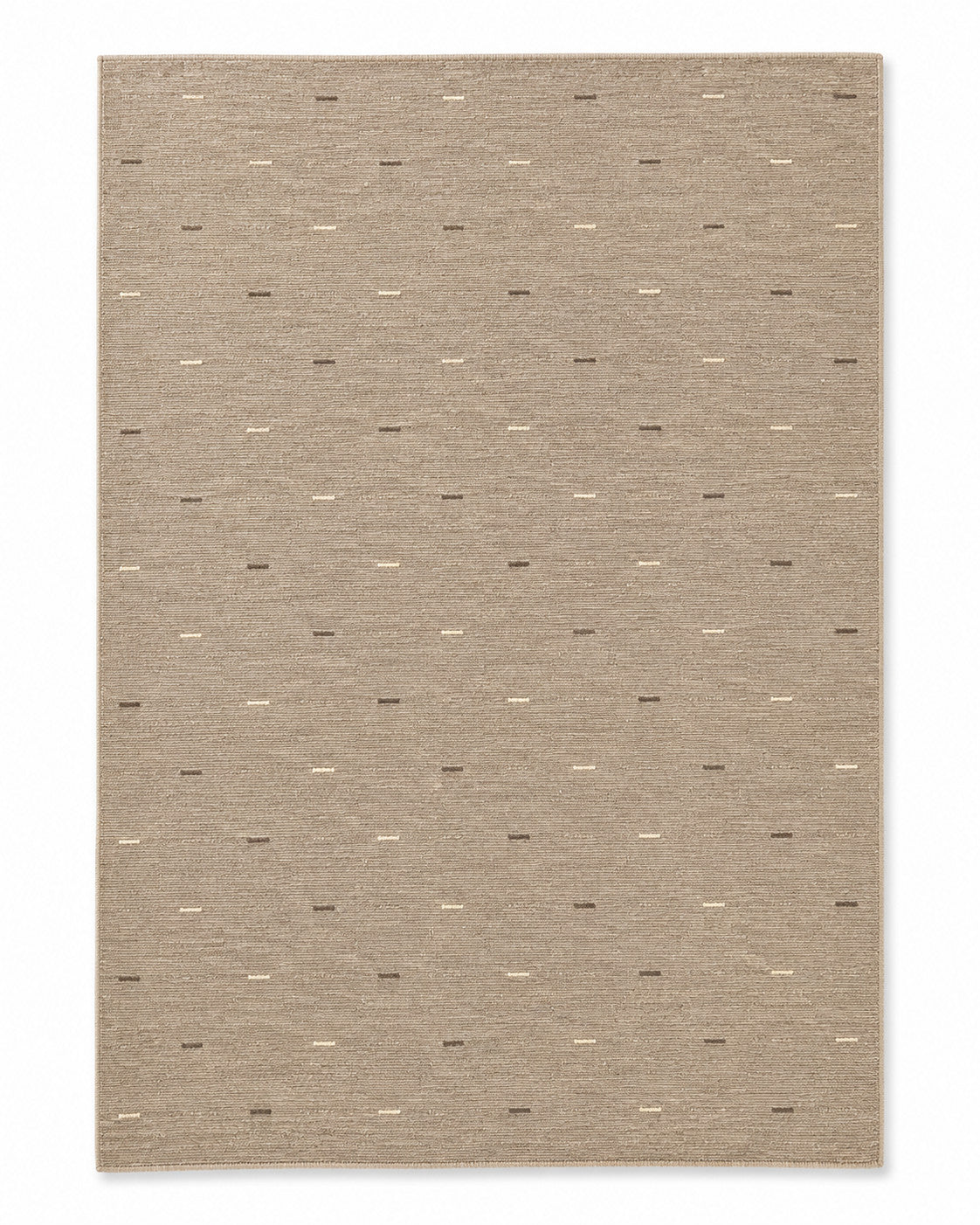 Minimalist Beige Textured Area Rug – 160 x 230 cm