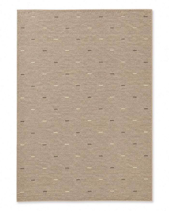 Minimalist Beige Textured Area Rug – 160 x 230 cm