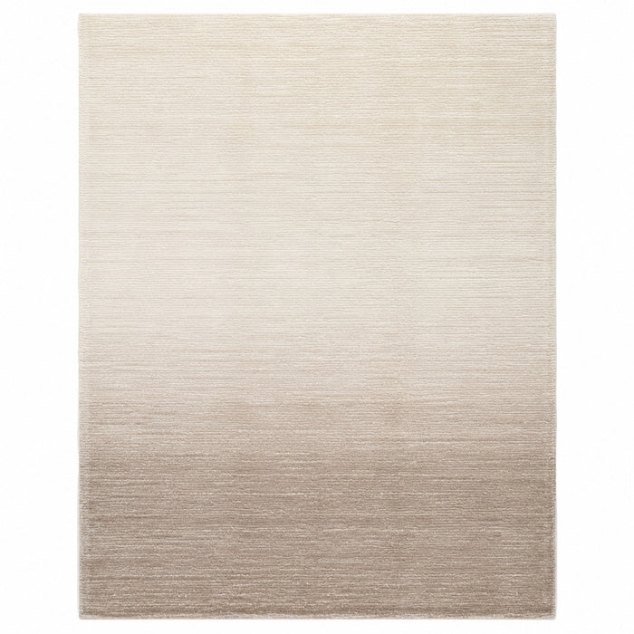 Minimalist Beige Textured Gradient Area Rug – 160 x 230 cm | Neutral Modern Floor Carpet