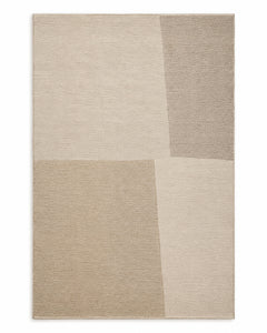 Minimalist Beige Abstract Geometric Area Rug – Neutral Modern Rug, 160 x 230 cm