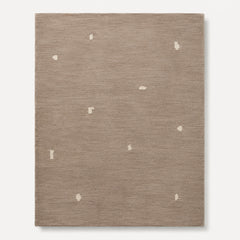 Minimalist Taupe Abstract Rug – 160 x 230 cm | Modern Neutral Area Rug