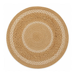 Natural concentric round jute rug for wholesale and private label buyers