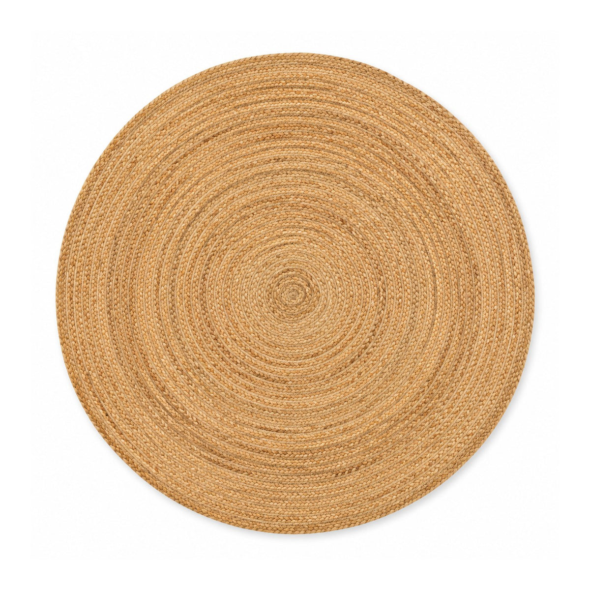 Natural round braided jute rug for wholesale and private label sourcing