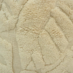 Abstract leaf hand tufted cotton cushion cover 45x45 cm