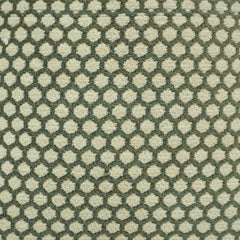 Sage ivory geometric dot embroidered cotton cushion cover 45x45 cm