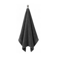 Charcoal grey solid towel for modern minimalist bathroom collections