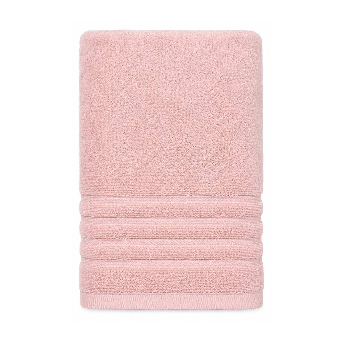 Blush pink terry towel for modern bath, spa and hospitality collections