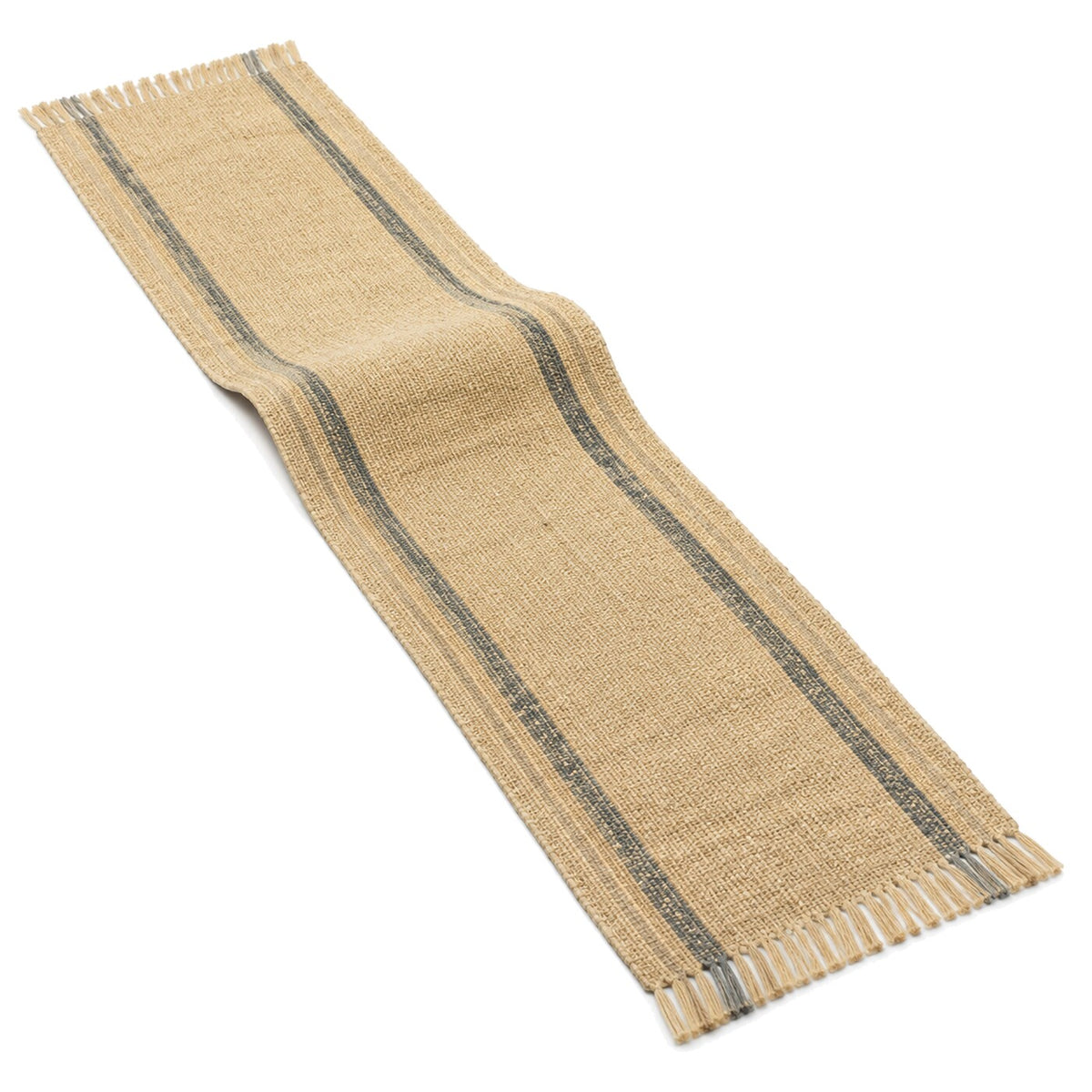 Beige Balanced Flatweave Jute Table Runner | Primeval