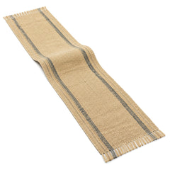 Beige Balanced Flatweave Jute Table Runner | Primeval
