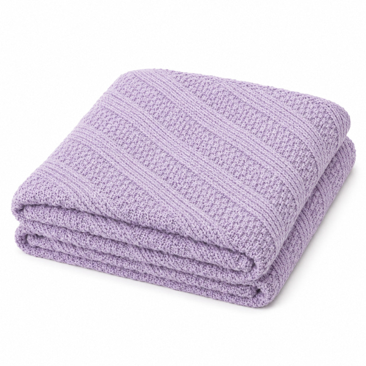 Lavender Chunky Knit Throw - Primeval