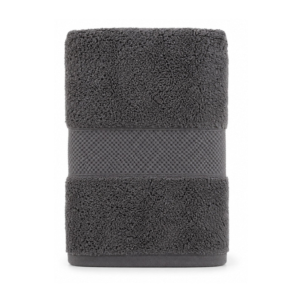Minimalist charcoal textured towel for contemporary bathroom collections