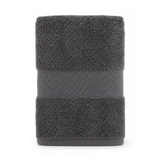 Minimalist charcoal textured towel for contemporary bathroom collections