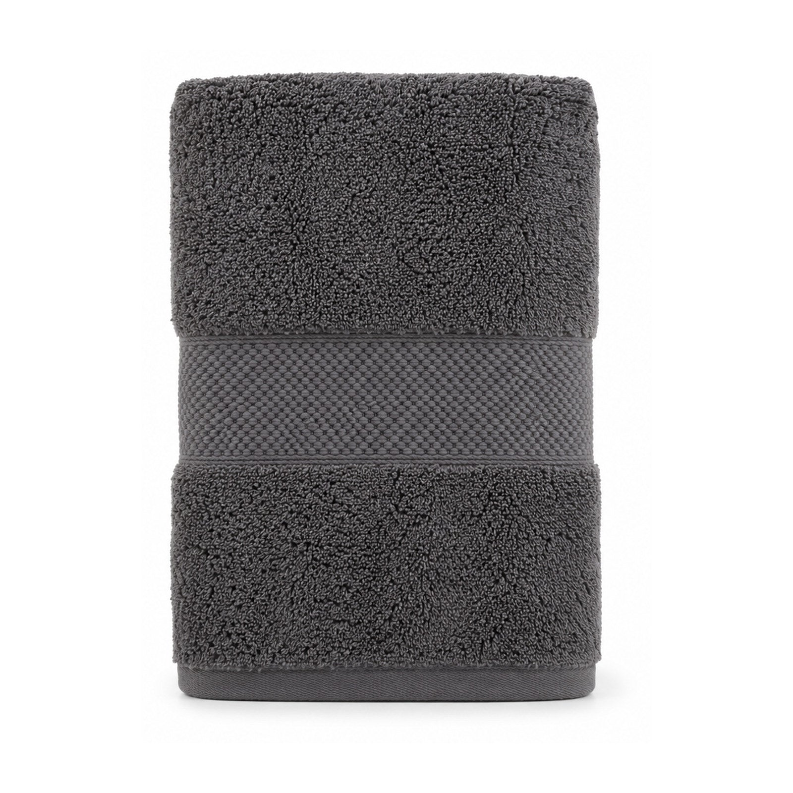 Minimalist charcoal textured towel for contemporary bathroom collections