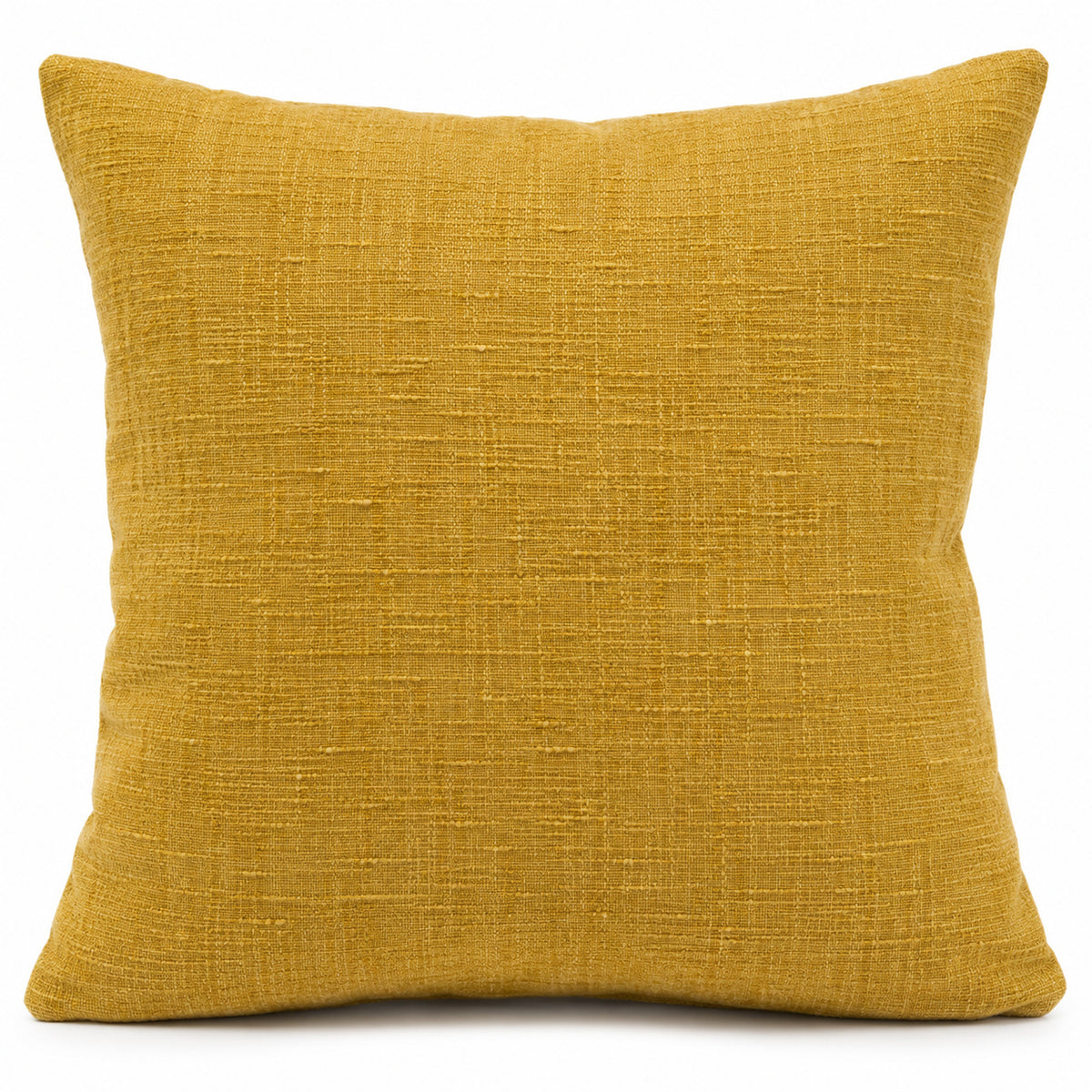 Mustard Yellow Textured Cushion Cover – 45 x 45 cm