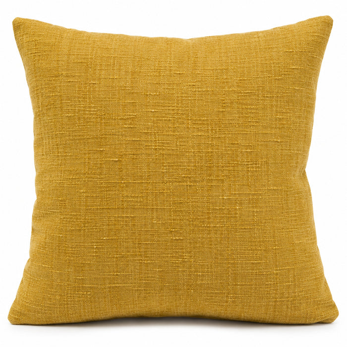 Mustard Yellow Textured Cushion Cover – 45 x 45 cm