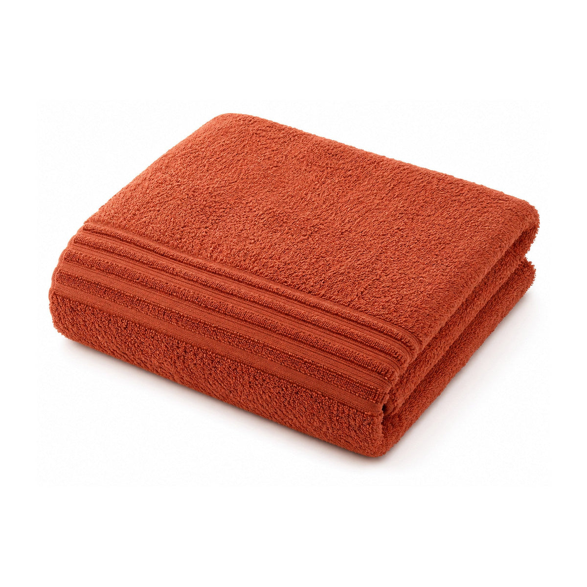 Rust classic terry towel for premium bathroom, spa and retail collections